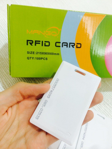 บัตร Mango Proximity Card 84x54x1.8 mm.ID card 125 KHz.รับประกันสินค้า