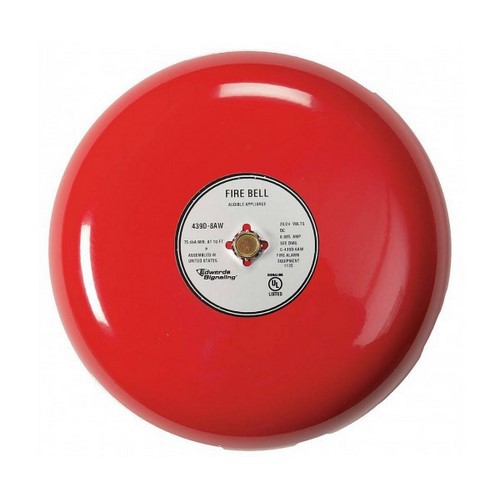 GE Security Fire Alarm Bell - 439D-8AW-R
