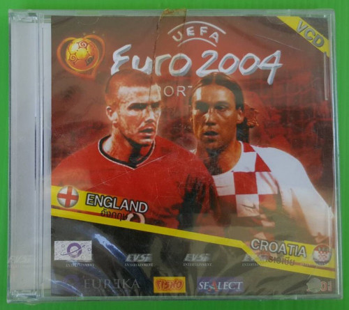 VCD ฟุตบอล EURO 2004  คู่ อังกฤษ-โครเอเชีย
