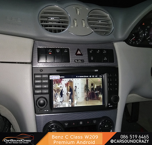 Benz W209 CLK Class (2006-2011) Android DVD GPS ตรงรุ่น 1