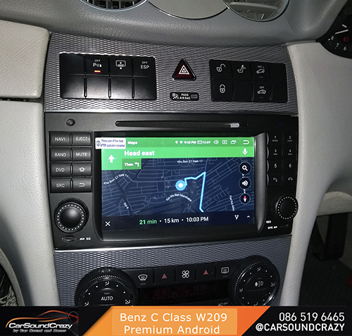 Benz W209 CLK Class (2006-2011) Android DVD GPS ตรงรุ่น 4