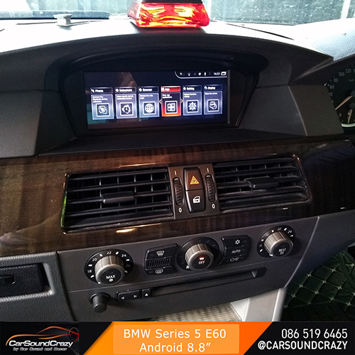 BMW E60 Series 5 จอ 8.8 นิ้ว Android Multimedia Player GPS ตรงรุ่น 2