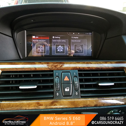 BMW E60 Series 5 จอ 8.8 นิ้ว Android Multimedia Player GPS ตรงรุ่น 1