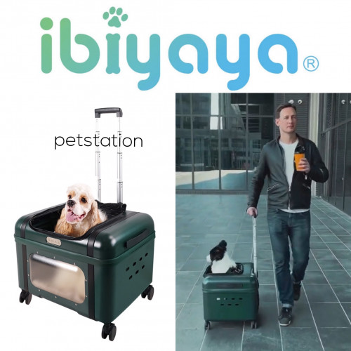Ibiyaya Lavada Pet Transport Luggage กระเป๋ารถเข็นใส่สัตว์เลี้ยง