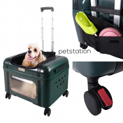 Ibiyaya Lavada Pet Transport Luggage กระเป๋ารถเข็นใส่สัตว์เลี้ยง 1