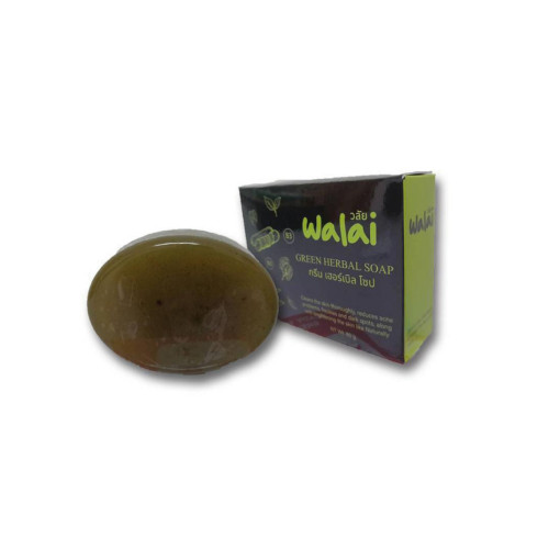 FC137 : Walai Green Herbal Soap ทำความสะอาดผิวหน้า W.120 รหัส FC1037