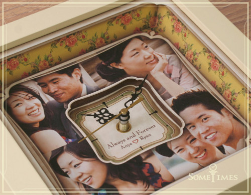 กรอบรูปนาฬิกา PT003D-W 1