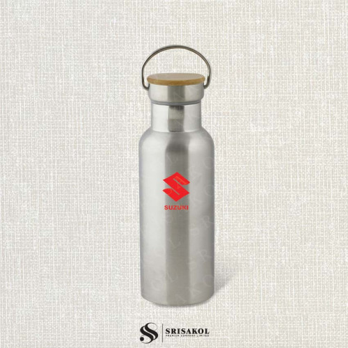 กระบอกน้ำ ฝาไม้ นำเข้า รหัส A2408-22I