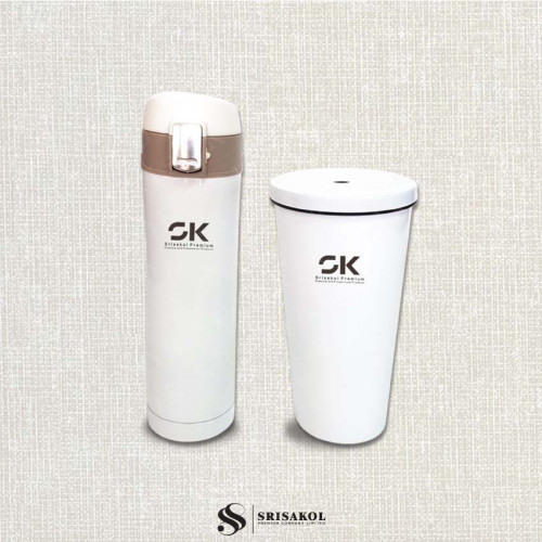 ชุดกระติกน้ำ+แก้วน้ำ เก็บร้อน/เย็น พร้อมกล่อง รหัส A2503-12KP 2
