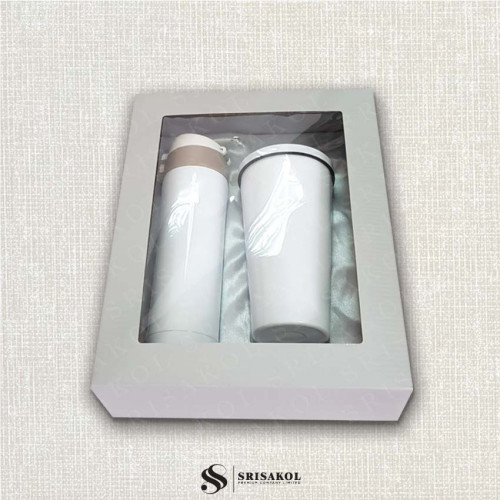ชุดกระติกน้ำ+แก้วน้ำ เก็บร้อน/เย็น พร้อมกล่อง รหัส A2503-12KP 1
