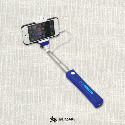 Compact Wired Selfie Stick ไม้เซลฟี่ นำเข้า รหัส A2222-6I