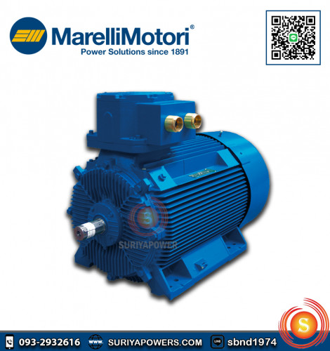 มอเตอร์เมอร์รารี่ Marelli 0.5 HP รุ่น MAA 71B4 1