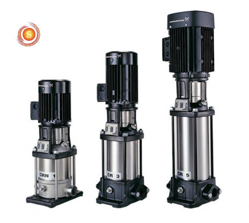 Grundfos รุ่น CR3-6 A-FGJ-A-E-HQQE ปั๊มน้ำแรงดันสูงแนวตั้ง