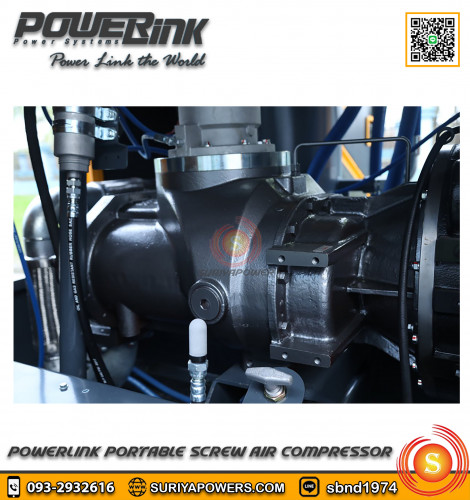 พาวเวอร์ลิ้ง ปั๊มลมลากจูง Power Link DR850-13 Portable Screw Air Compressor 3