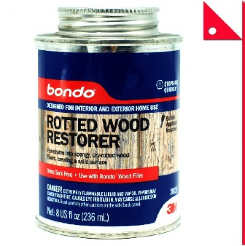 3M : 3M20131* น้ำยาฟื้นฟูผิวไม้ Bondo Rotted Wood Restorer 8oz.