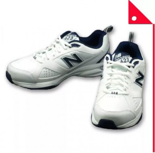 New Balance : NBMX623OD3-WE*  รองเท้าผ้าใบลำลองผู้ชาย New Balance Men's Training Shoe White/Navy