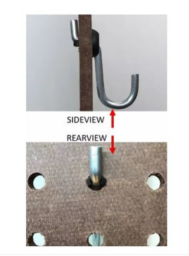 Pegitz : PGIAMZ001* อุปกรณ์สำหรับเพกบอร์ด Pegitz Pegboard Peg Locks ...