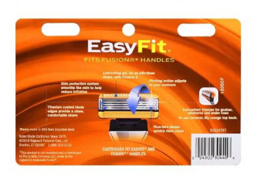 Personna : PSN18080F* ใบมีดโกน Personna EasyFit Fusion5 Razor Blade ...