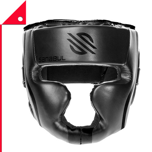 Sanabul : SNBEHG-BLK-XL* หมวกนวม Sanabul Essential Professional Boxing MMA Kickboxing Head Gear L/X