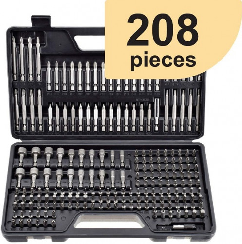 Jackson Palmer : JPMJP-DVR-BS-208* ชุดไขควง Ultimate Screwdriver Bit Set, 208-Piece