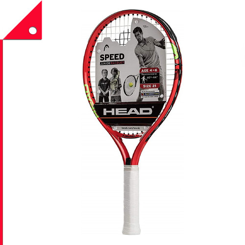 HEAD : HED234277* ไม้เเรกเก็ต Speed Kids Tennis Racquet 21 Inch. Red