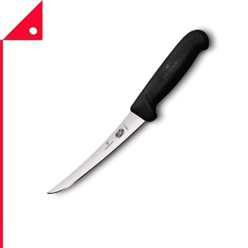 Victorinox : VRN 47517* มีดโค้ง Swiss Army Cutlery Fibrox Pro Curved Boning Knife, 6 Inch
