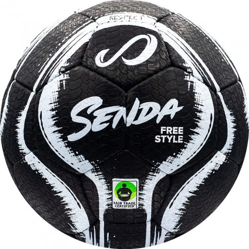 Senda : SNDSFT1015-4BK* ลูกฟุตบอล Street Freestyle Black/White - Size 4