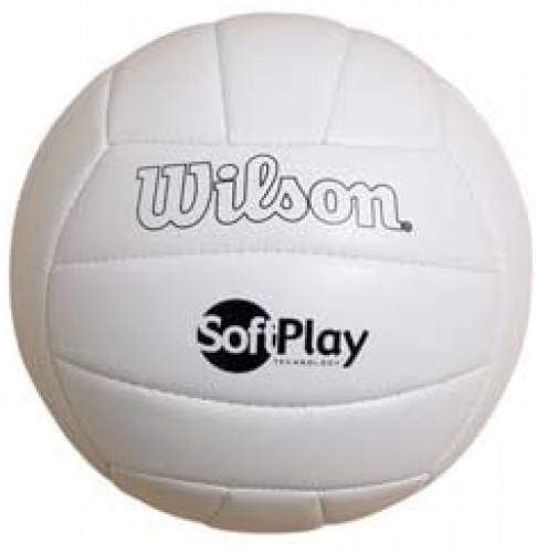 Wilson : WLSWTH3500* ลูกวอลเลย์บอล Soft and Super Soft Play Volleyball, White