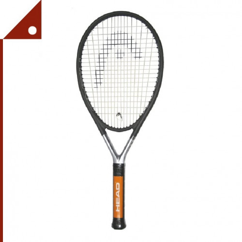 HEAD : HED234914* ไม้เทนทิส Ti S6 Tennis Racket Pre-Strung Head Heavy Balance, 4.125 inch, Graphite