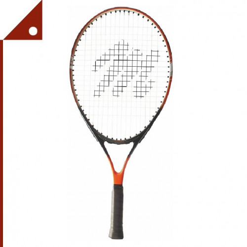 MacGregor : MGG1393407* ไม้เทนนิส Youth Series 23L - 4-Inch Grip, Black/Orange
