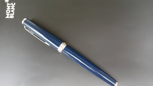 Montblanc pix Blue Rollerball Pen163 Pen No.114809  ใหม่เก่าเก็บ
