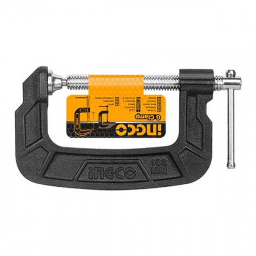 INGCO ปากกาจับชิ้นงานตัวซี ขนาด 4 นิ้ว รุ่น HGC0104