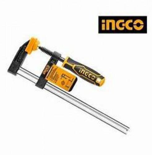 INGCO ปากกาจับชิ้นงานตัวเอฟ ขนาด 120x400 mm รุ่น HFC021204