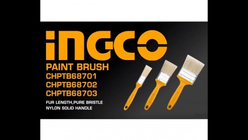 INGCO แปรงทาสี 4 นิ้ว ด้ามพลาสติก รุ่น CHPTB68704 1